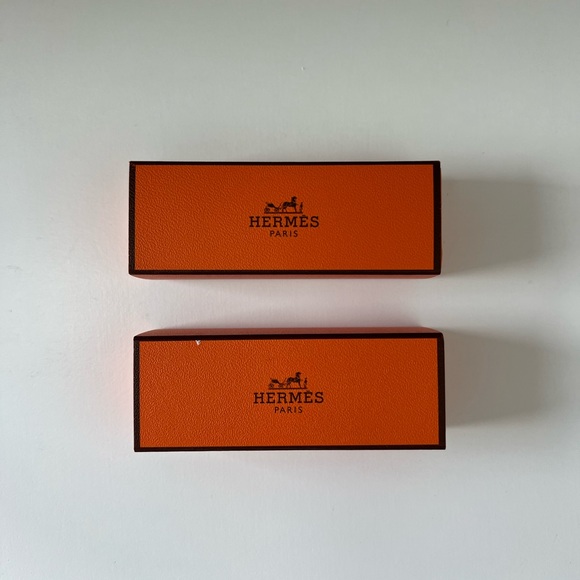 Hermes Other - NEW ⭐️ Hermès ⭐️  Lipstick Storage Gift Box Set of 2